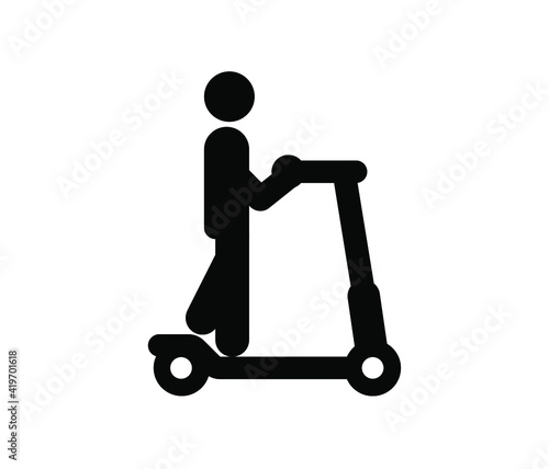 Man vector icon.  Editable stroke. Linear style sign for use on web design and mobile apps, logo. Symbol illustration. Pixel vector graphics - Vector