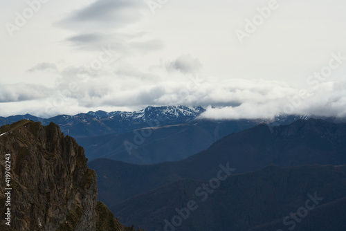 Snowed mointains in Picos de Europa in winter 2020 © Jesus