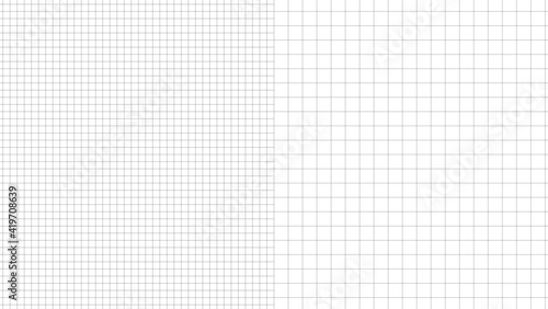 grid paper template with small and medium squares, black lines. vector illustration