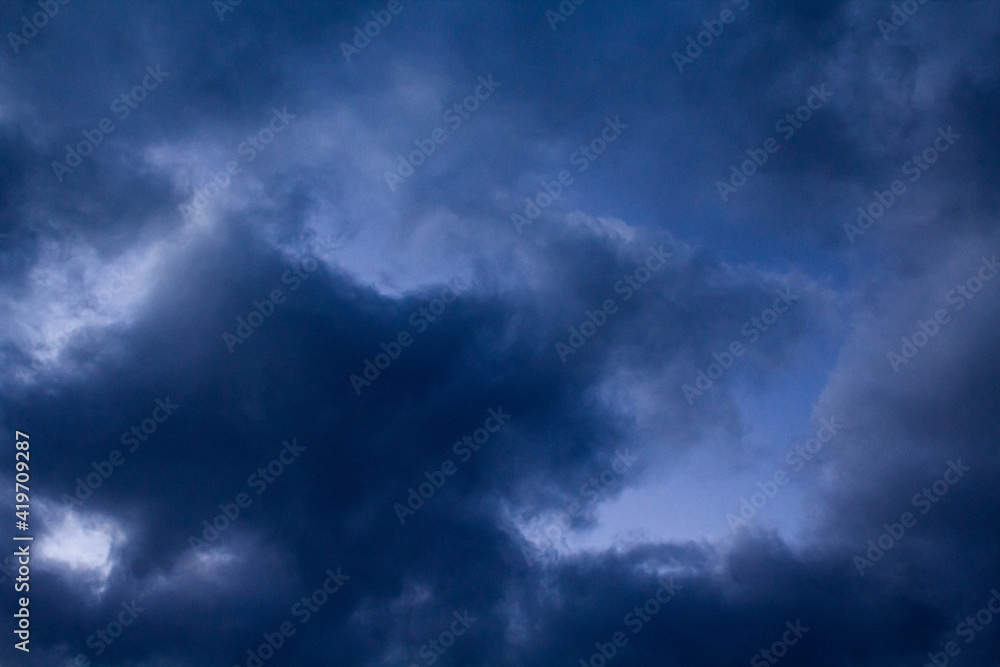 storm clouds in the sky