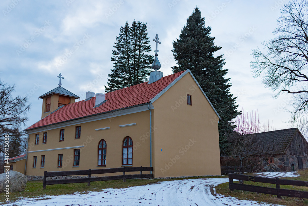 Old russian Philippians monastery in a polish Masuria in Wojnowo. Old russian Philippians monastery in a polish Masuria in Wojnowo.