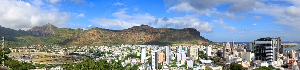 Port Louis Mauritius, Panorama.