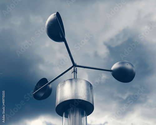 Anemometer, meteorological weather-station (measurement equipment)
