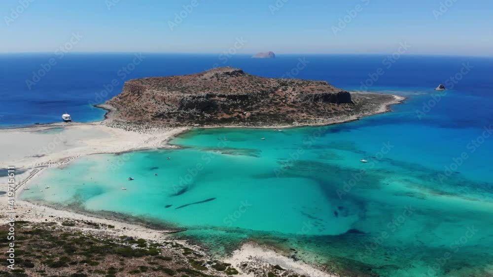 Balos Beach in Chania Crete Greece Balos Beach in Chania Crete Greece