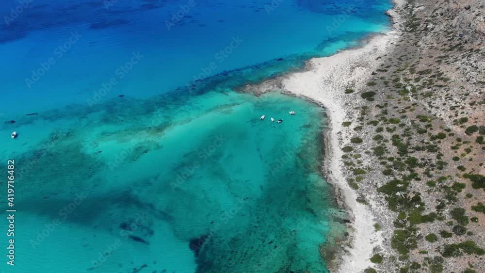 Balos Beach in Chania Crete Greece Balos Beach in Chania Crete Greece