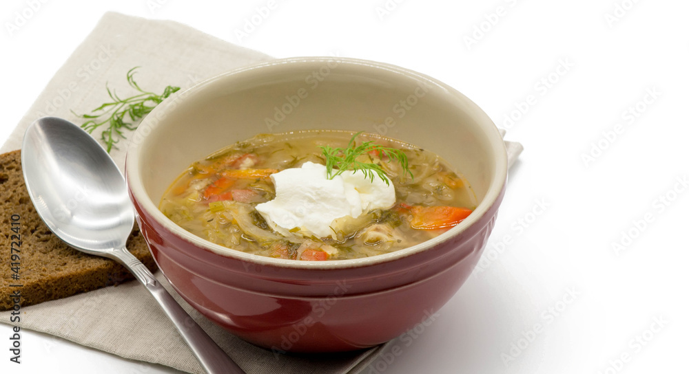 Russian cabbage soup