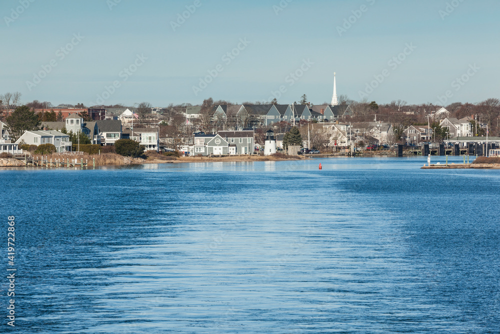 USA, Massachusetts, Cape Cod. Hyannis Harbor.