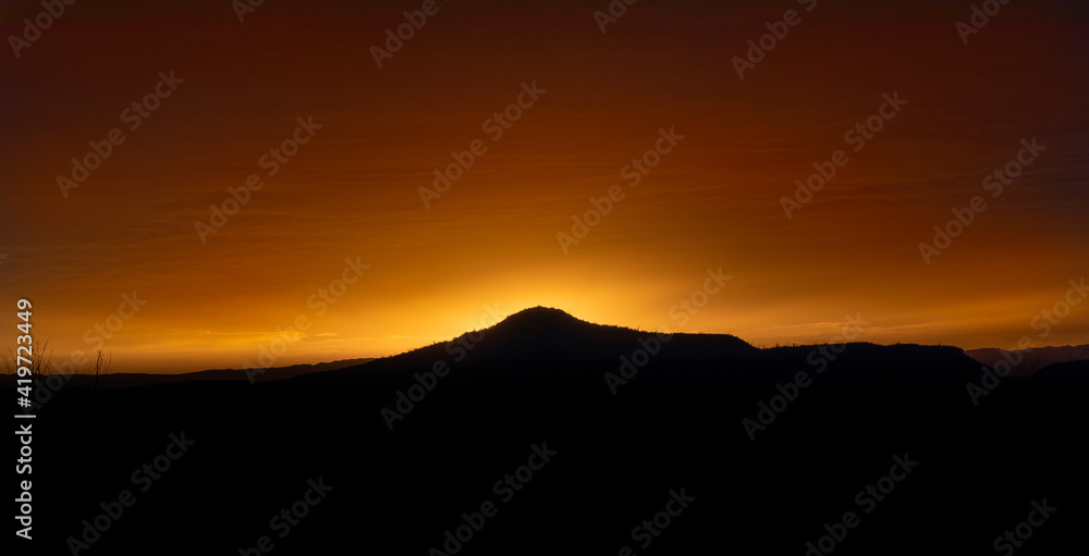 Big Bend Ranch Sunset Big Bend Ranch Sunset