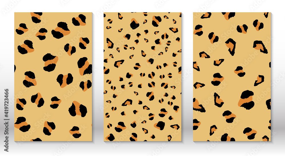 Animal skin leopard pattern. Cheetah print. Covers design template. Leopard print design. Stock Vector | Adobe Stock Animal skin leopard pattern. Cheetah print. Covers design template. Leopard print design. Stock Vector | Adobe Stock