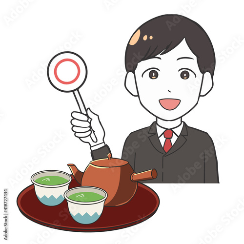 会社のお茶出しマナー　男性