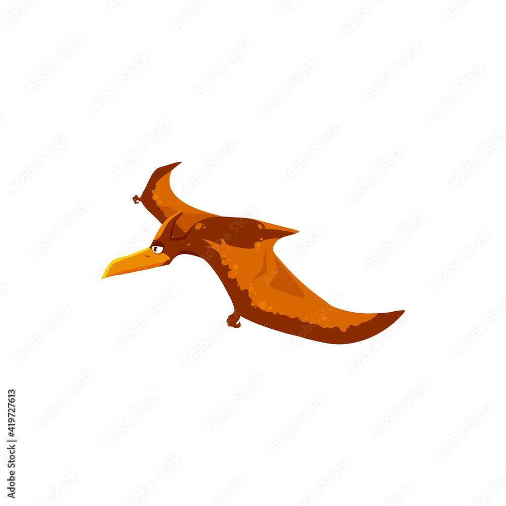 Pteranodon dinosaur isolated pterodactyl dino bird