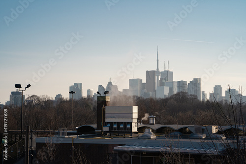Photography Toronto City Skyline on a sunny day