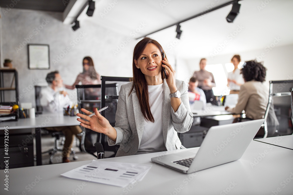 © bnenin - In a hurry, having a lot of paper work. © bnenin - In a hurry, having a lot of paper work.