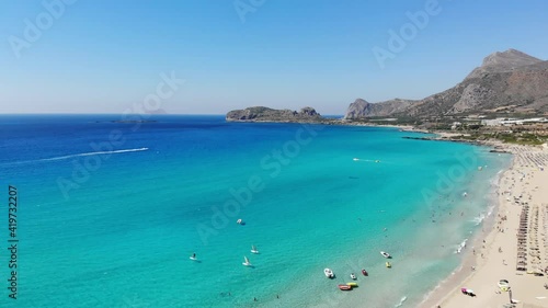 Falassarna Beach in Chania Crete Greece