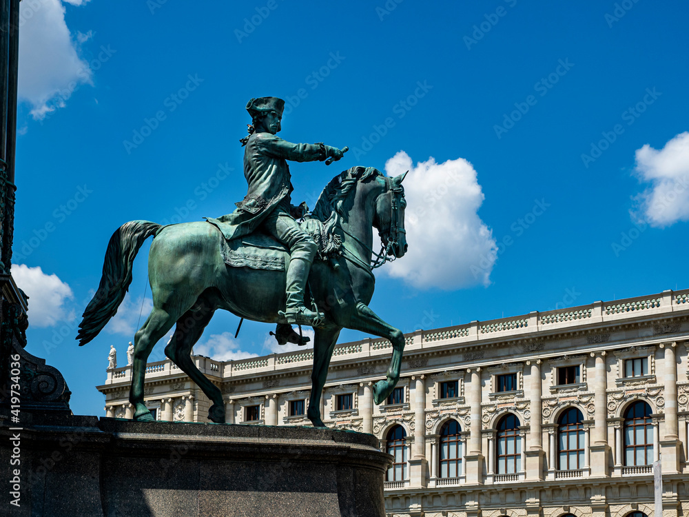 Austria, Vienna, Maria Theresa Square in front of Kunsthistorischem Museum Austria, Vienna, Maria Theresa Square in front of Kunsthistorischem Museum