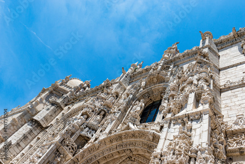 Portugal, Lisbon, Jernimos Monastery facade photo