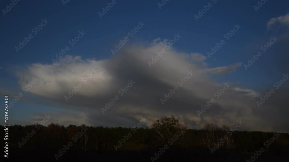 Mammatus Clouds over Berlin and Brandenburg on March 11, 2021, Germany Mammatus Clouds over Berlin and Brandenburg on March 11, 2021, Germany