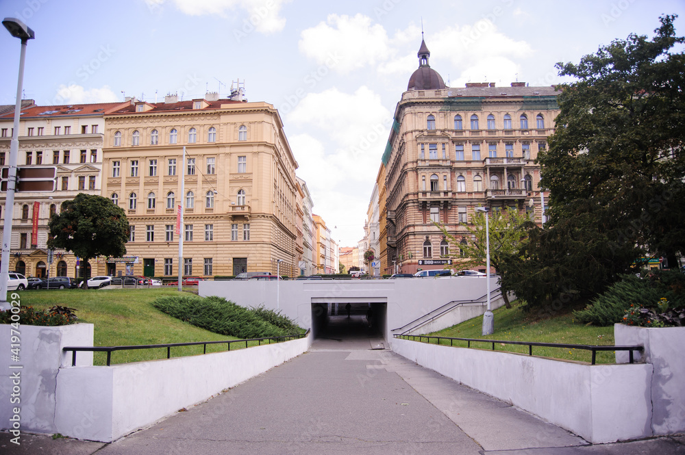 Tunel. Streets of Prague