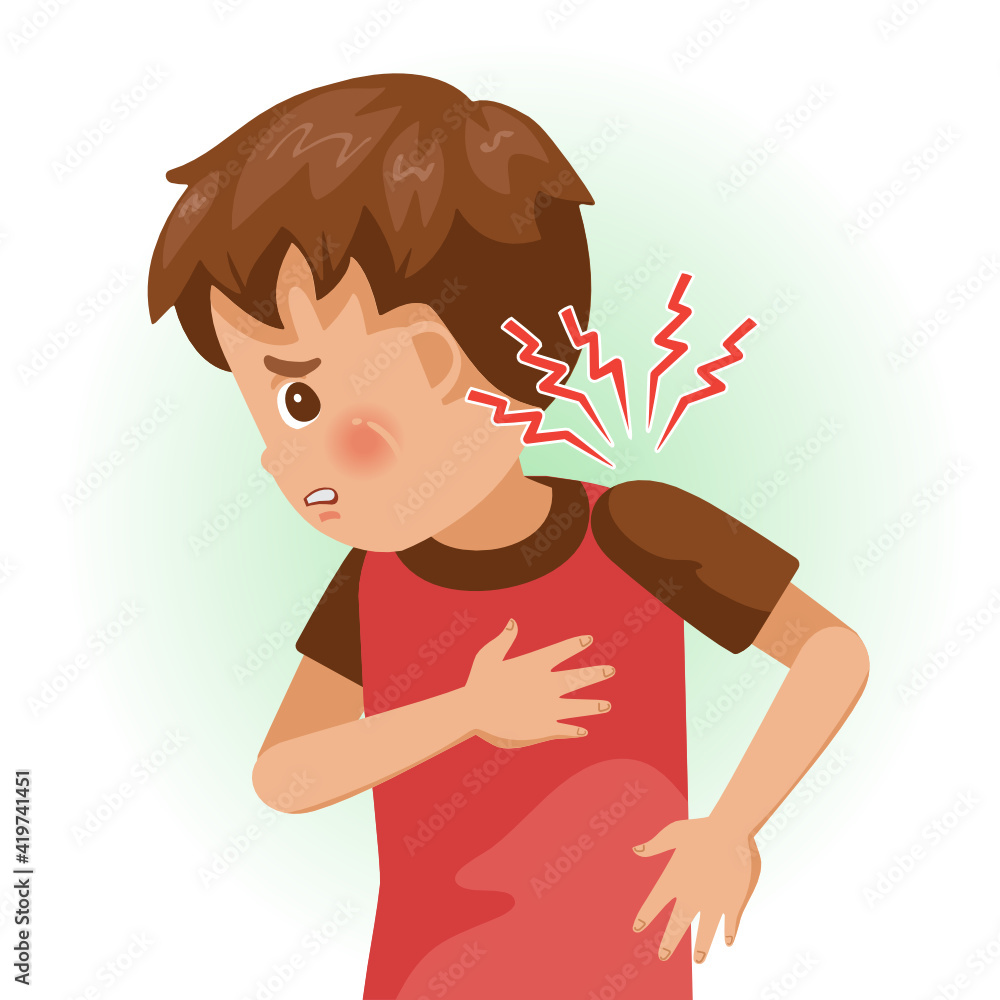 Sore shoulder or shoulder pain. The boy is sick, Sick person and feeling bad. Sore shoulder or shoulder pain. The boy is sick, Sick person and feeling bad.