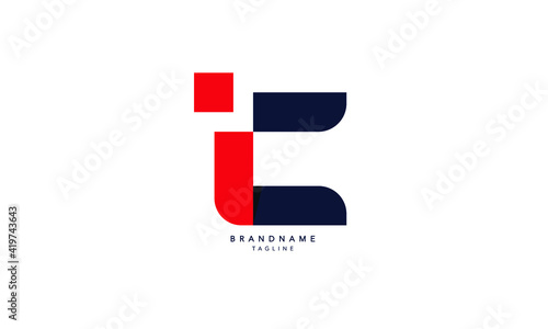 Alphabet letters Initials Monogram logo IC, CI, I and C