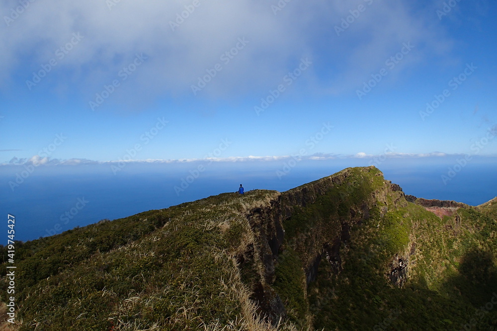 Mountains and sea