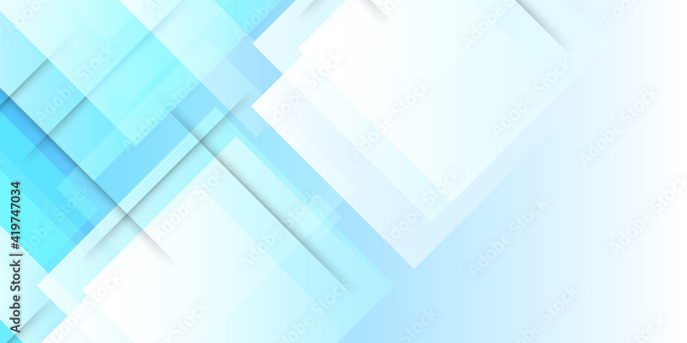 Modern simple light blue and white square abstract background Modern simple light blue and white square abstract background