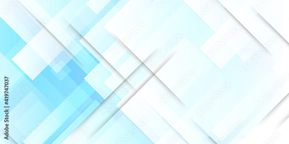 Modern simple light blue and white square abstract background Modern simple light blue and white square abstract background