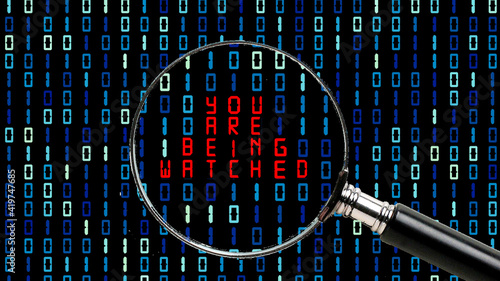 Φωτογραφία Internet data surveillance and personal privacy