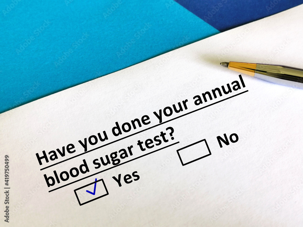Questionnaire about annual checkup Questionnaire about annual checkup