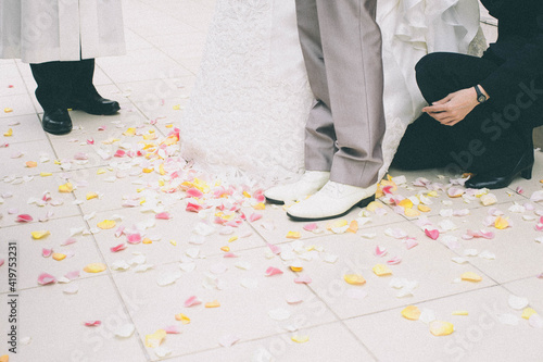 結婚式の写真