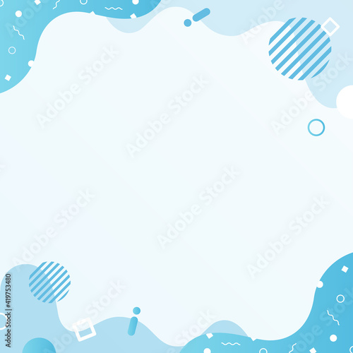 ジオメトリック・幾何学模様の背景パターン、フレーム素材