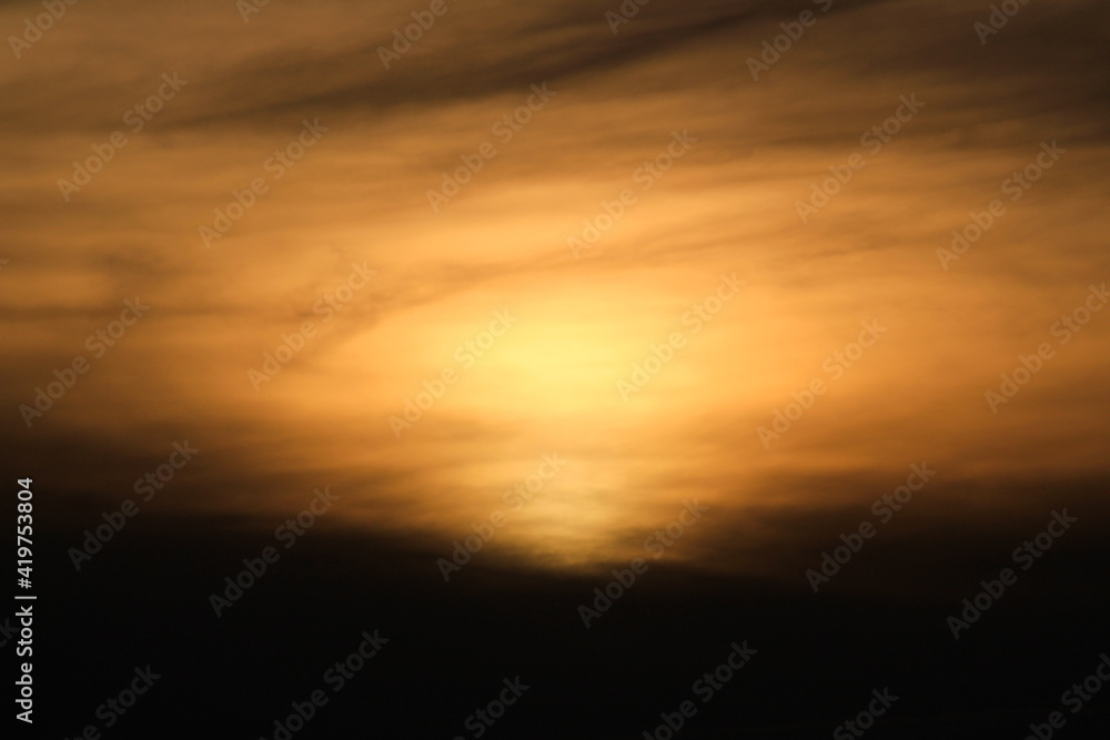 Fototapeta premium sunset over the sea
