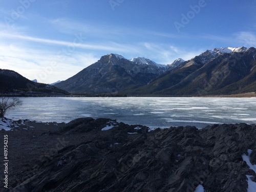 The Bow valley in winter