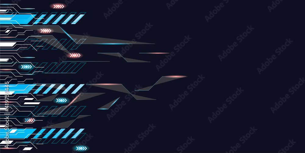 Technology background, color and waves of the future Technology background, color and waves of the future