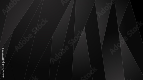 Obraz na płótnie Black abstract background. Technology corporate design w salonie