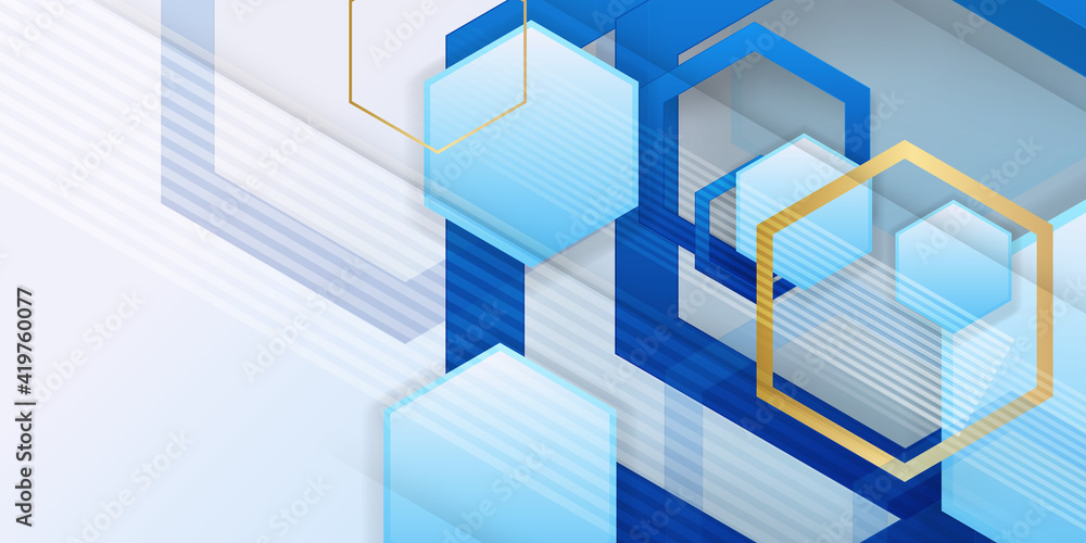 Abstract blue gold white lines and dots connect background. Technology connection digital data and big data concept. Abstract blue gold white lines and dots connect background. Technology connection digital data and big data concept.