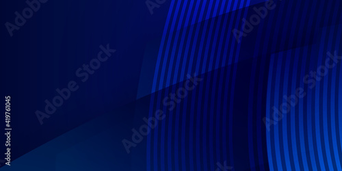 Dark blue 3d wave background with abstract graphic elements for presentation background design.