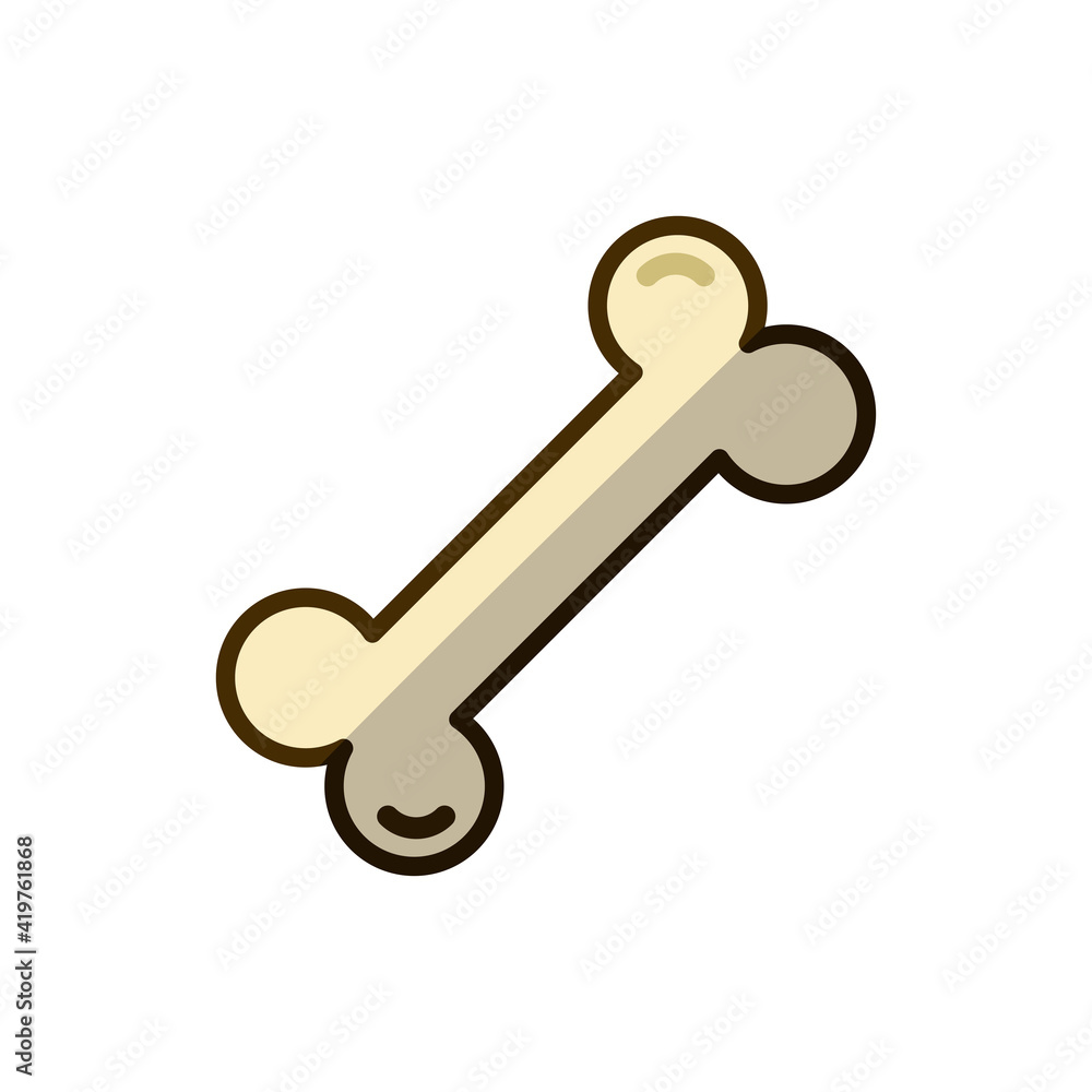 bone icon design vector template bone icon design vector template