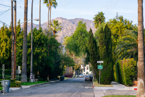 Road In a Wealthy Neighborhood 
