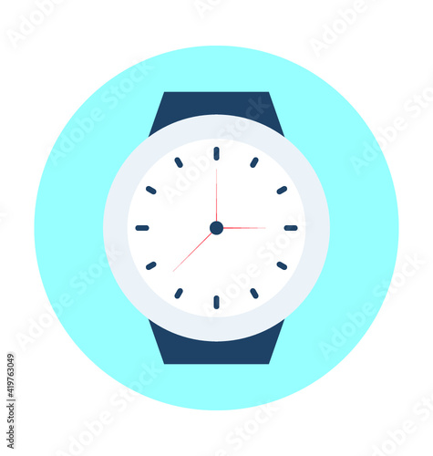Wristwatch Vector Illustration