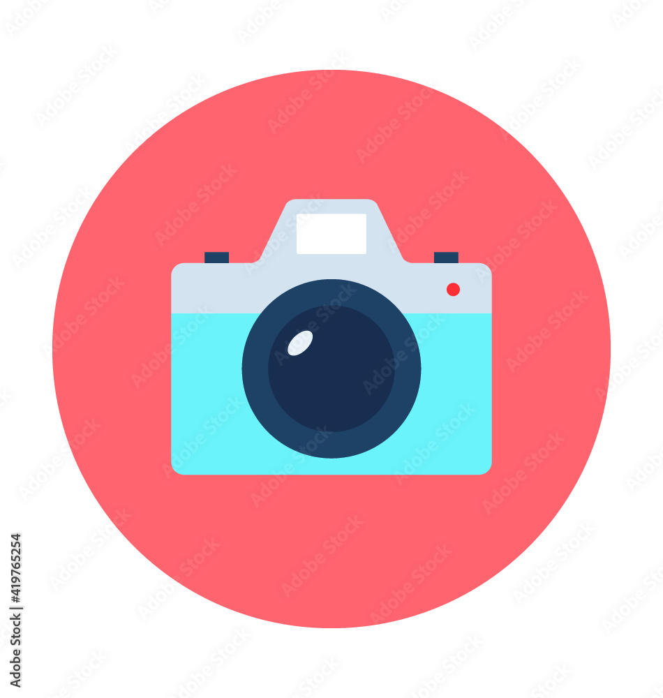 Digital Camera Vector Icon Digital Camera Vector Icon