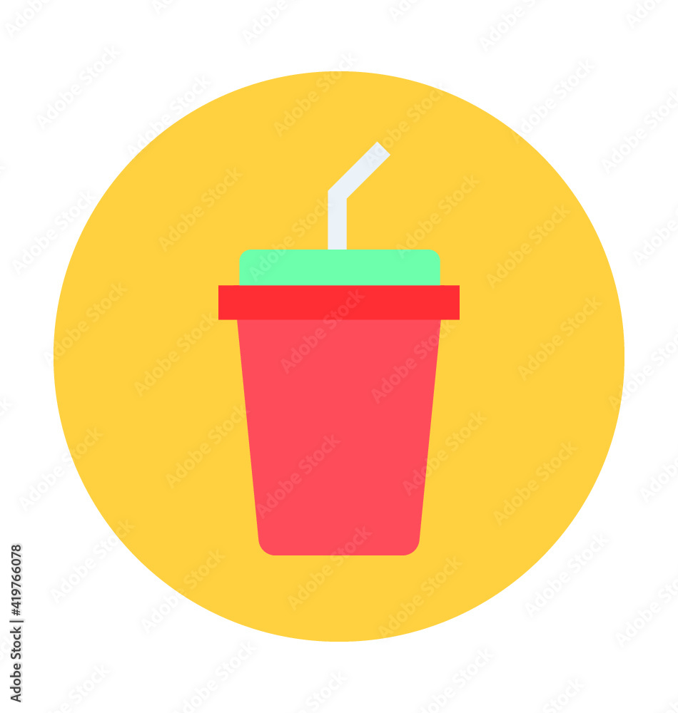 Juice Vector Icon Juice Vector Icon