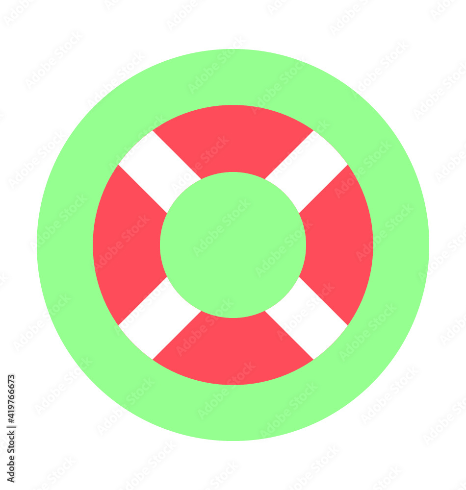 Lifering Vector Icon Lifering Vector Icon