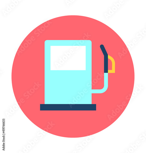 Filling Station Vector Icon