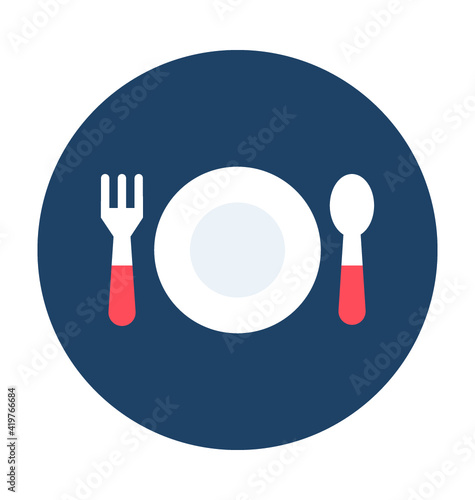 Dining Vector Icon