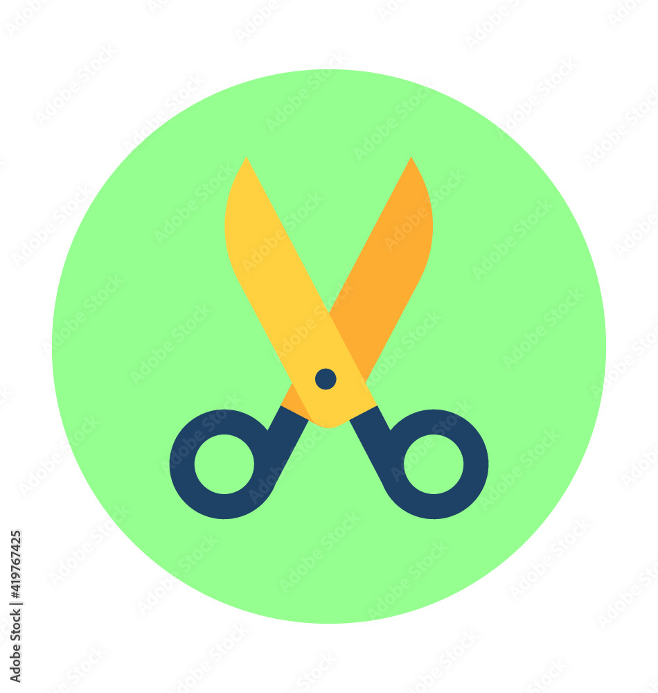 Scissor Vector Icon Scissor Vector Icon