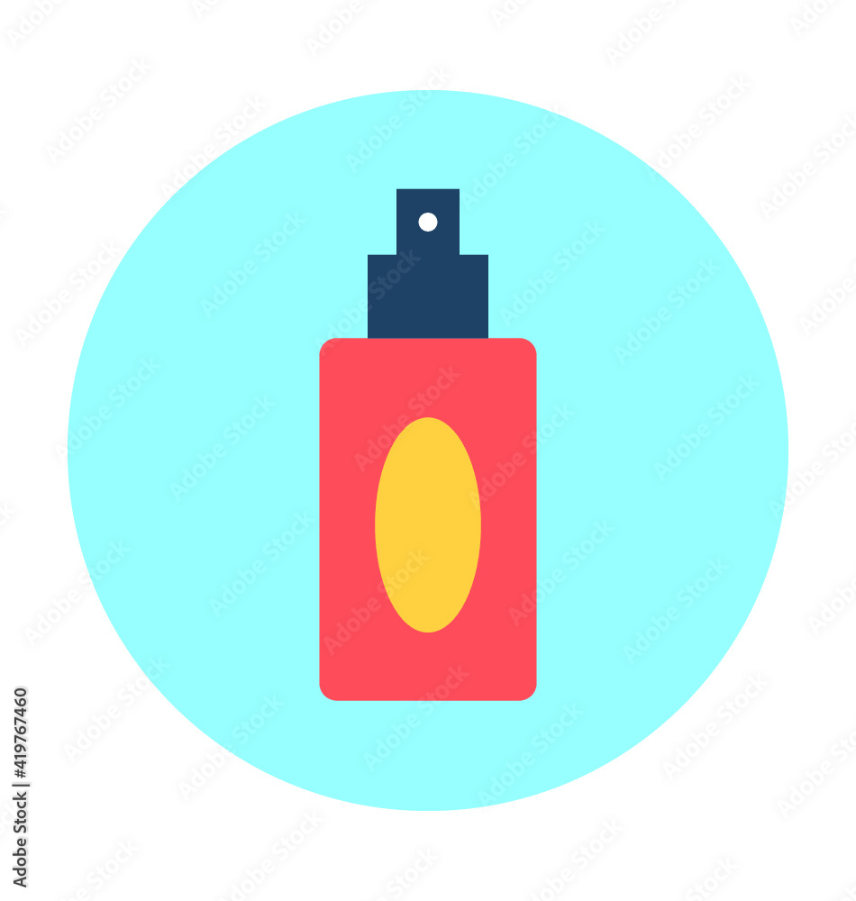 Hair Spray Vector Icon Hair Spray Vector Icon