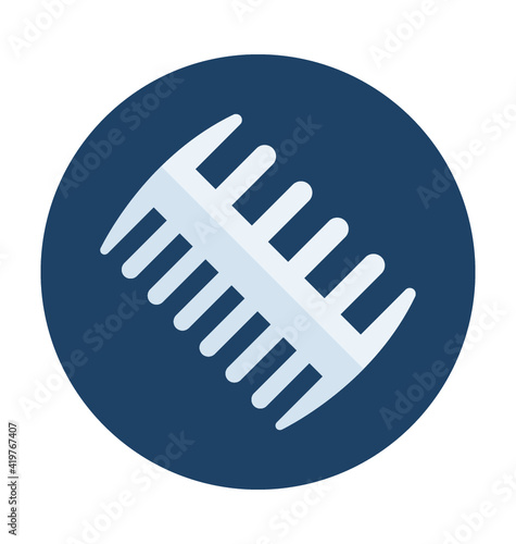 Comb Vector Icon