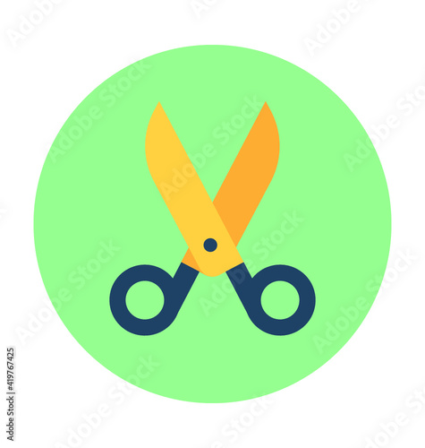 Scissor Vector Icon