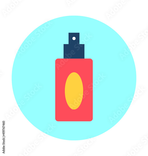 Hair Spray Vector Icon